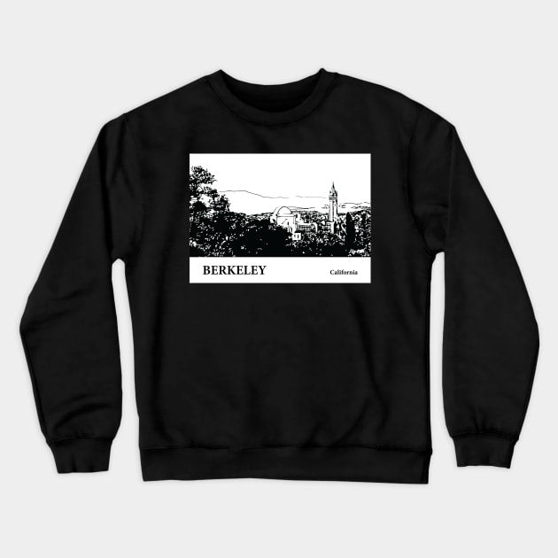 Berkeley California Crewneck Sweatshirt by Lakeric